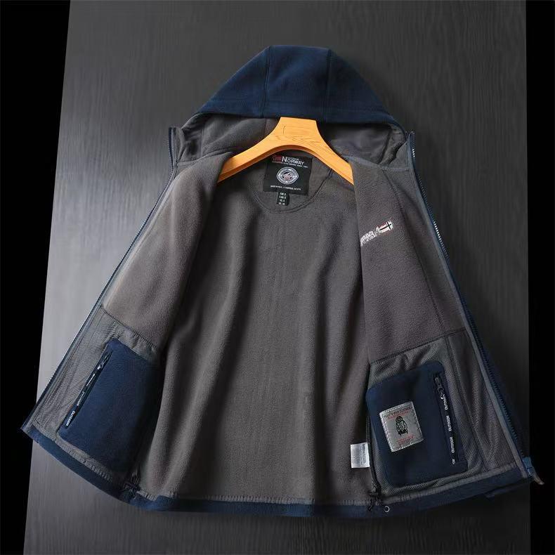 Norwegian Export! Plus-Size Cold-Proof Outdoor Fleece Jacket for Autumn and Winter