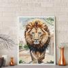 DIY Diamond Painting Cute Little Dog Cross Stitch Kit Mosaic Art Diamond Painting Full Circle Diamond Home Decoration