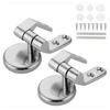 Bathroom Toilet Seats Hinge Replacement Zincs Alloy Tightening Toilet Lid Hinge Flush Toilet Cover Mounting Connector