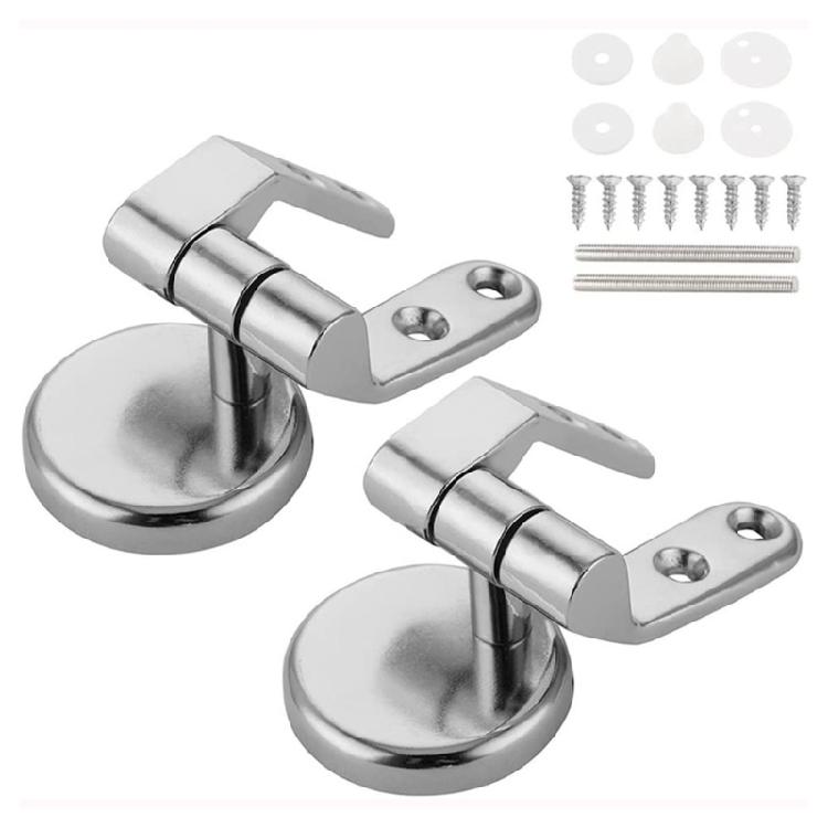 Bathroom Toilet Seats Hinge Replacement Zincs Alloy Tightening Toilet Lid Hinge Flush Toilet Cover Mounting Connector