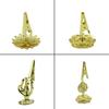 1/4 Stuks Wierookstokhouder Mini Lotus Geurclip Wierookbrander Kegels Rokerige Theehuis Sandelhout Spiraalbasis Woondecoratie