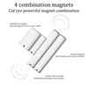4 Stück/Set Starker Magnet Katzenauge Magnetischer Stick Multifunktionale Maniküre-Werkzeuge Beidseitiger Katzenauge-Magnet Längliche Form