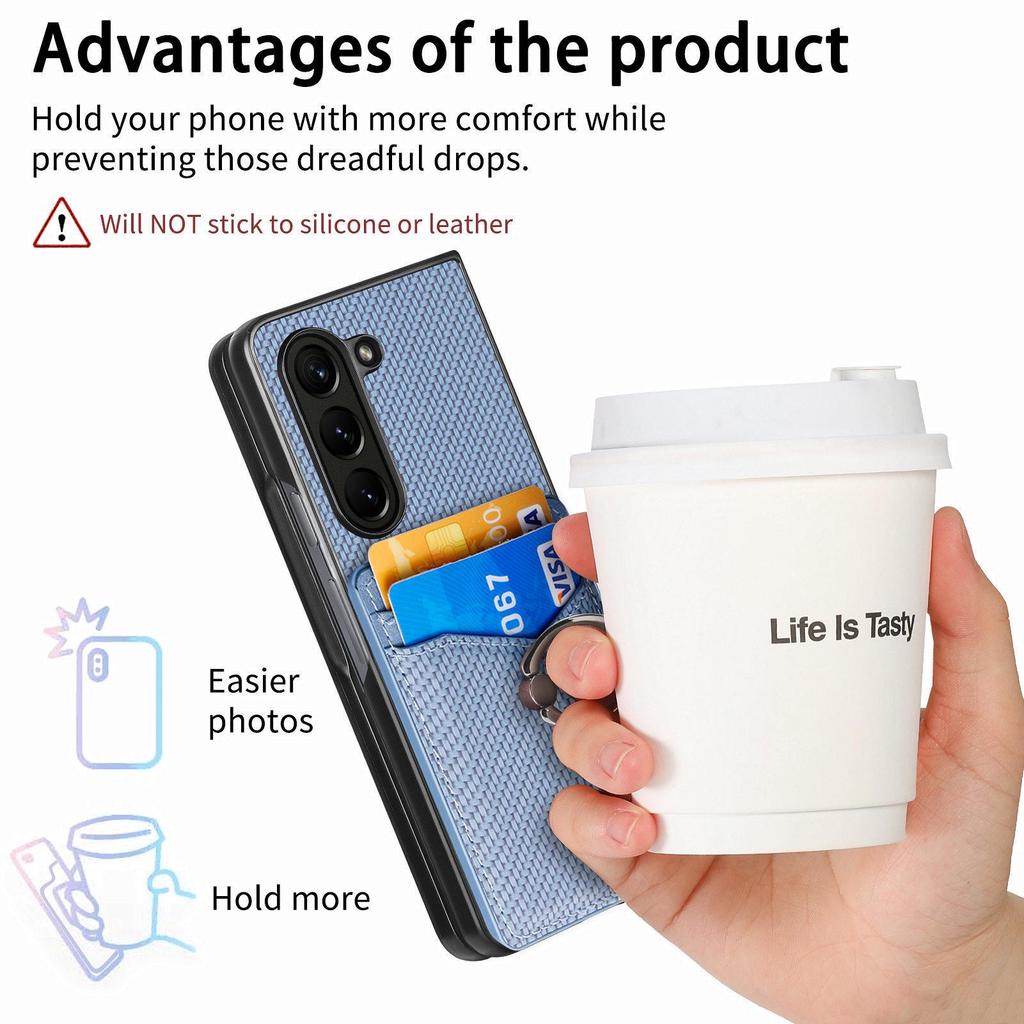 Multifunctional Protective Wallet Case with Card Slot and Stand for Samsung Z Fold7/6/5/4/3