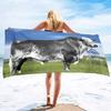 Cow Print Beach Towel Microfiber Bath Towels Oversized Cute Animal Cow Beach Towels Quick Dry Pool Towels for Bathroom Camping