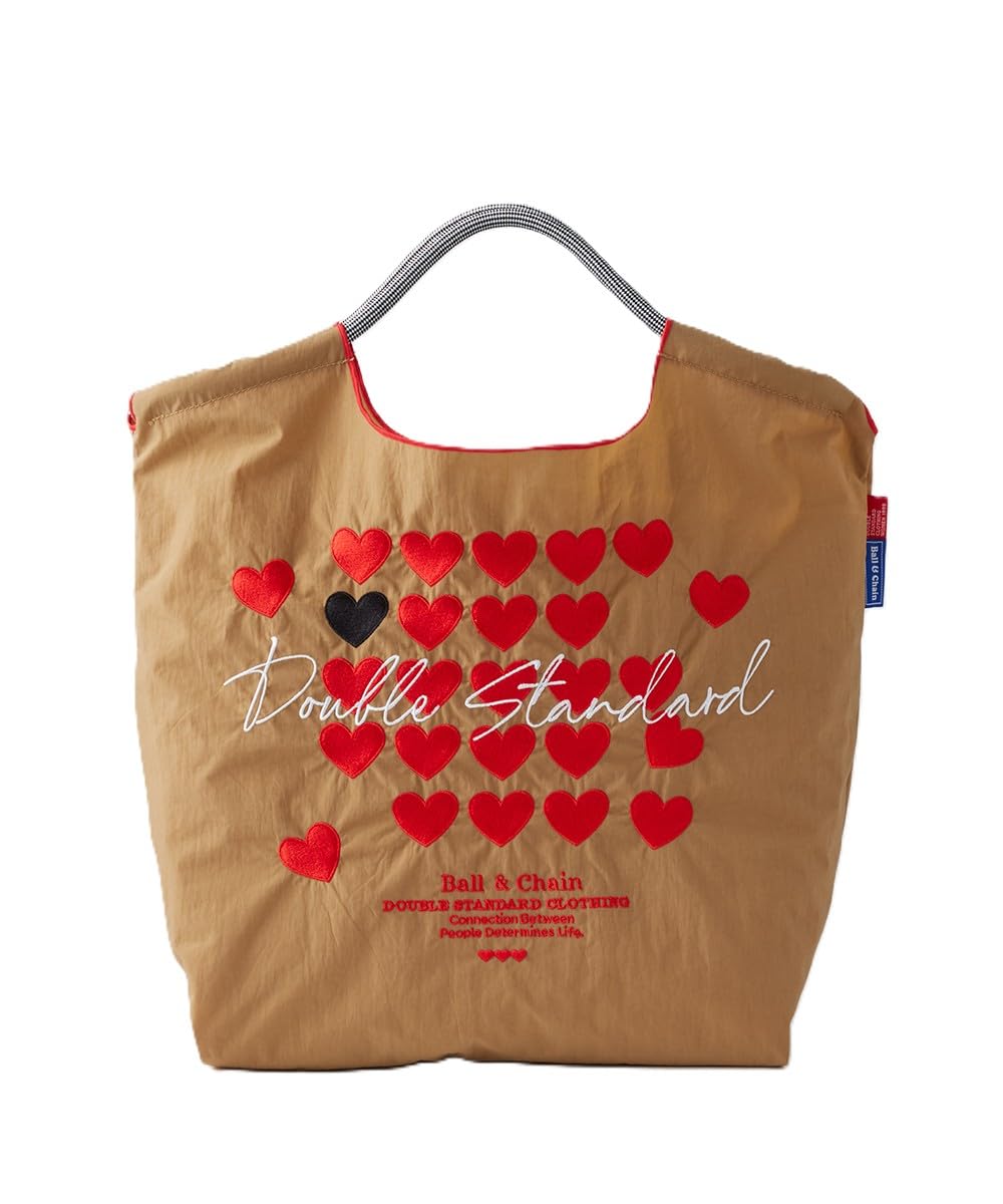 

Double Standard Clothing Ball & Chain Heart Mini Shopping Bag 0400-000-261, Women s, Black, Free Size