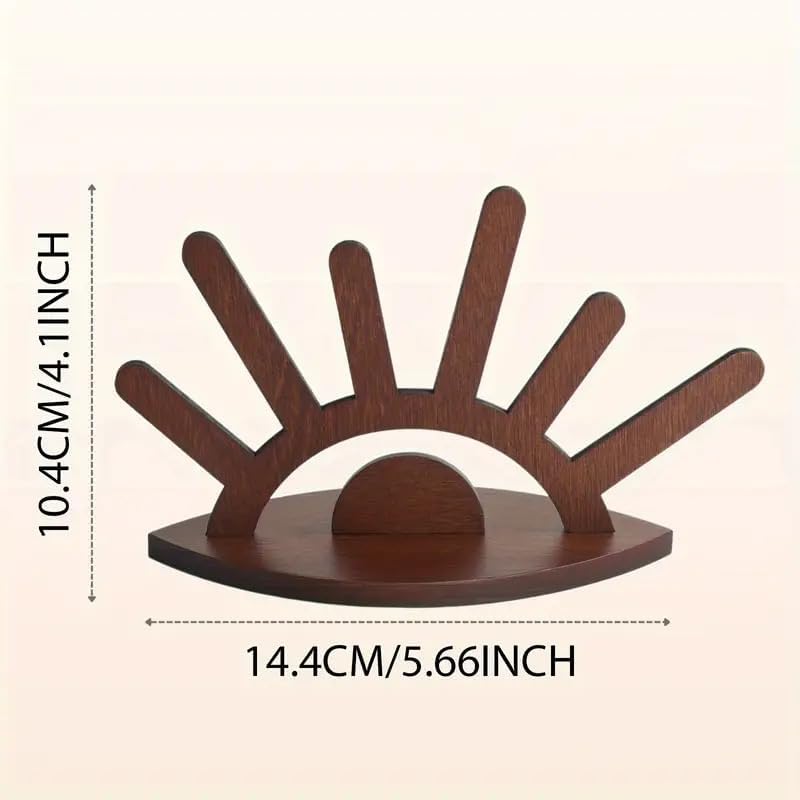 Wooden Ring Display Stand Creative Jewelry Ring Display Holder for women,Gift for Halloween Christmas Brthday