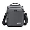 Mens Oxford Crossbody Bag Waterproof Business Shoulder Satchel Multi Pocket Travel Purse