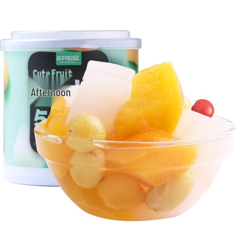 Three Squirrels Lemon Yellow Peach Canned Fruit