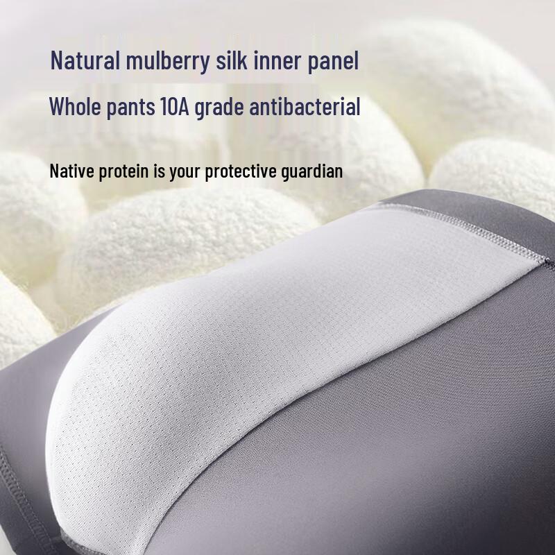 One's Member Men's Antibacterial Cotton & Silk Boxer Briefs