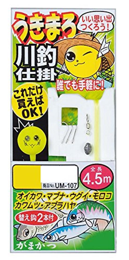 Gamakatsu Ukimaro River Fishing Rig UM107 Line #3 - 0.6mm 45540-3-0.6-07