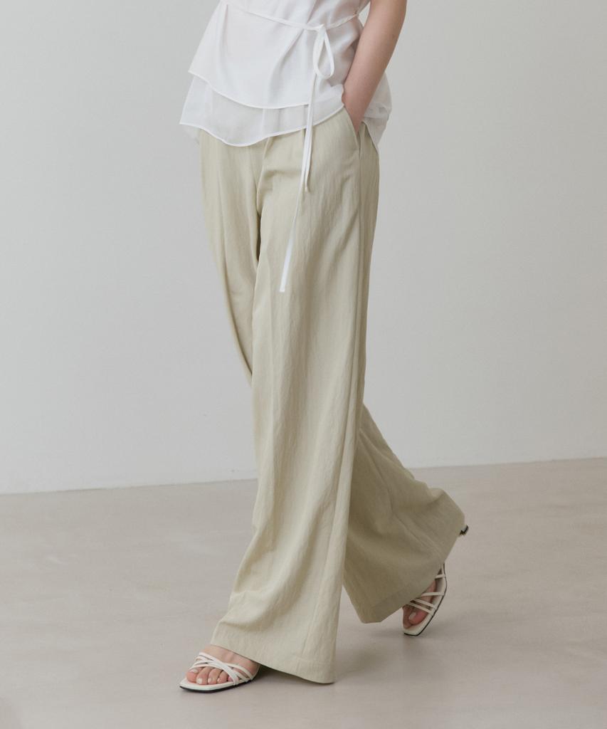 TOWAV Kaia Tuck Slacks_Beige
