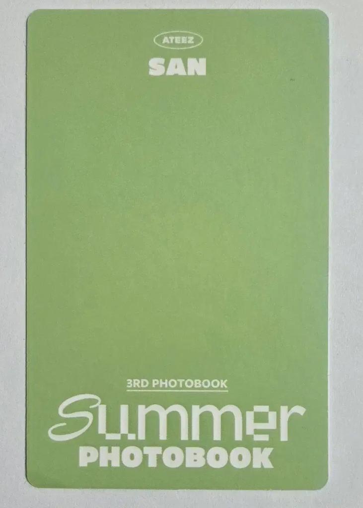 ATEEZ 2023 Sommer-Fotobuch Vorrundenpreis: Choi San