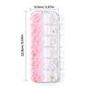 12/15 Grids 3D Flower Nail Art Decoration Colorful Resin 5-Petal Flower Nail Charms Luxury Rhinestones Manicure DIY Accessories
