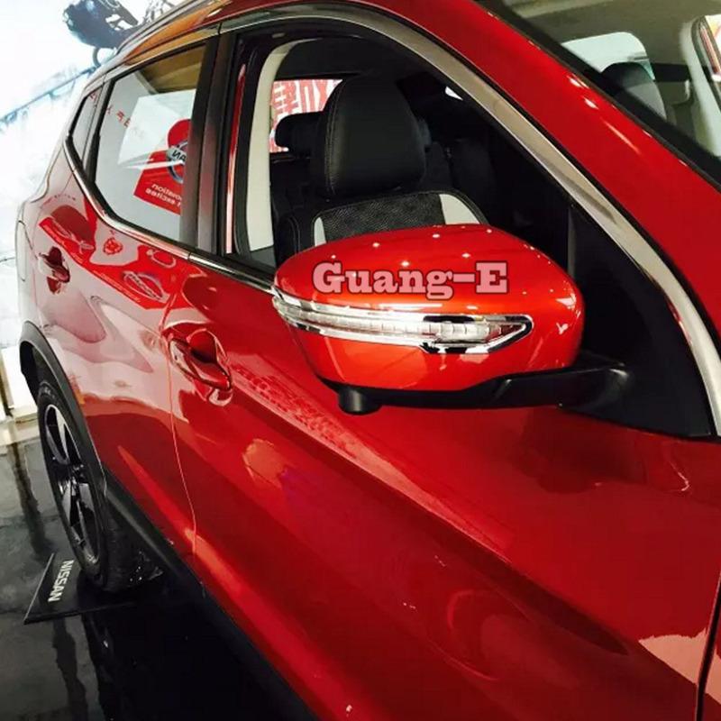 Car Rear View Side Mirror Stick Trim Frame Lamp Molding Eyebrow For Nissan X-Trail T32/Rogue 2014 2015 2016 2017 2018