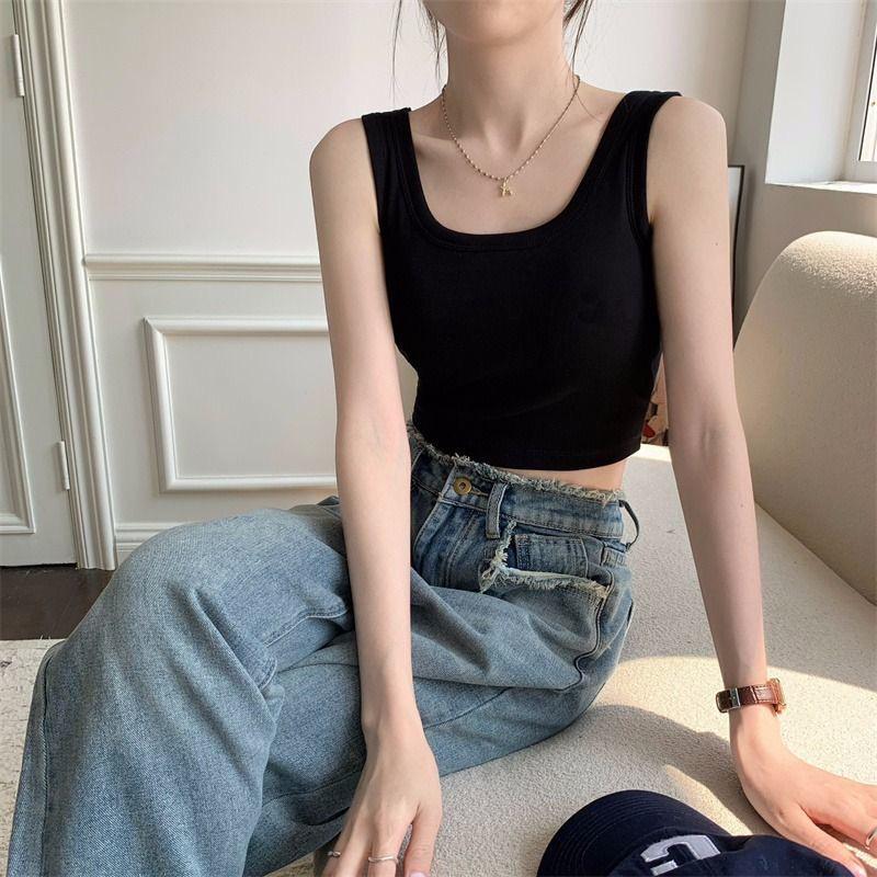 2026 Stylish Women's Spaghetti Strap Summer Tank Top - Slim Fit Vest