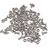 Greenhouse Nuts Bolts Set, 50Set Stainless Steel M6x14 Bolts and M6 Hexagonal Nut Greenhouse Nuts Screws Assortment Set Green House Accessories