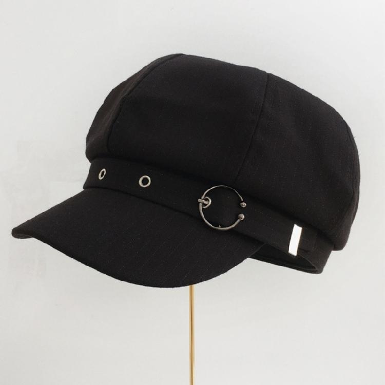 Adult Beret Hat Breathable French Style Baseball Caps Breathable Octagonal Hat