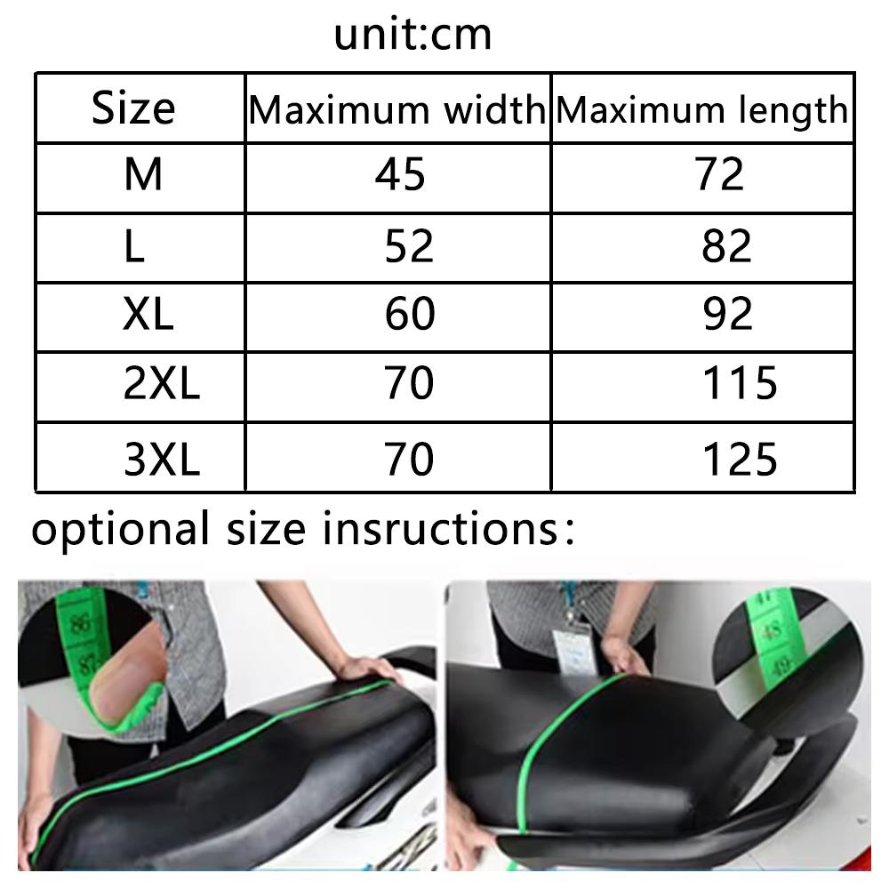 For KOVE Scooter 150T DAE 125 150 Waterproof UV Heat Insulation Scratch-Resistant Seat Cover