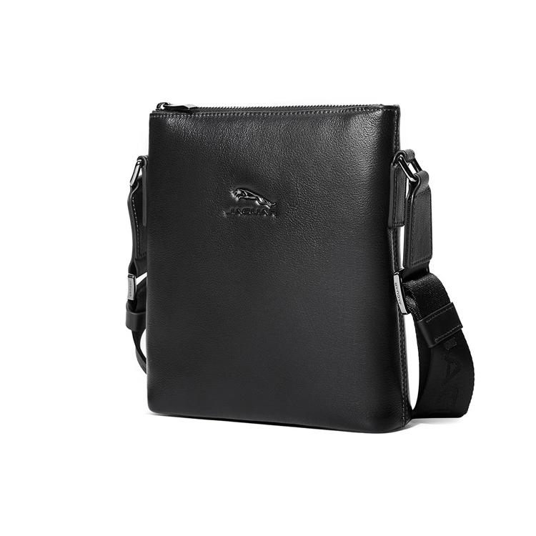 New JAGUAR Cow Leather Shoulder Bag, Crossbody Bag Regular Men's Black JA1T1201021101