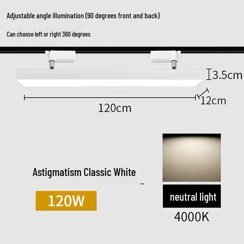 LED Track Spotlight for Live Streams, Clothing Stores & Supermarkets