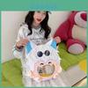 Anime Girl Plush Backpack With Cartoon Pattern For Casual Travel And School Use