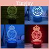 3d Wekity Led Night Light Illusion Lamp 16 Colour Change Decor Lamp Kids Gifts