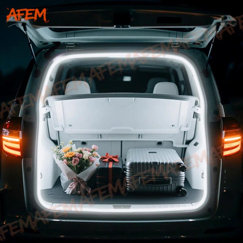 For 2010-2025 Honda Step Wgn Trunk light modification light Atmosphere lights White warm white Rear Trunk LED Light Bar