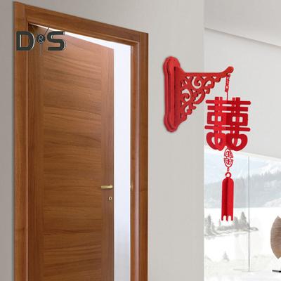 DIY-Laternenset zum chinesischen Neujahr, Glückslaterne „Red Fu“, Wandhalterung, Hängelaterne, 3D-Puzzle, ausgehöhlte Frühlingsfestlaterne für die Inneneinrichtung
