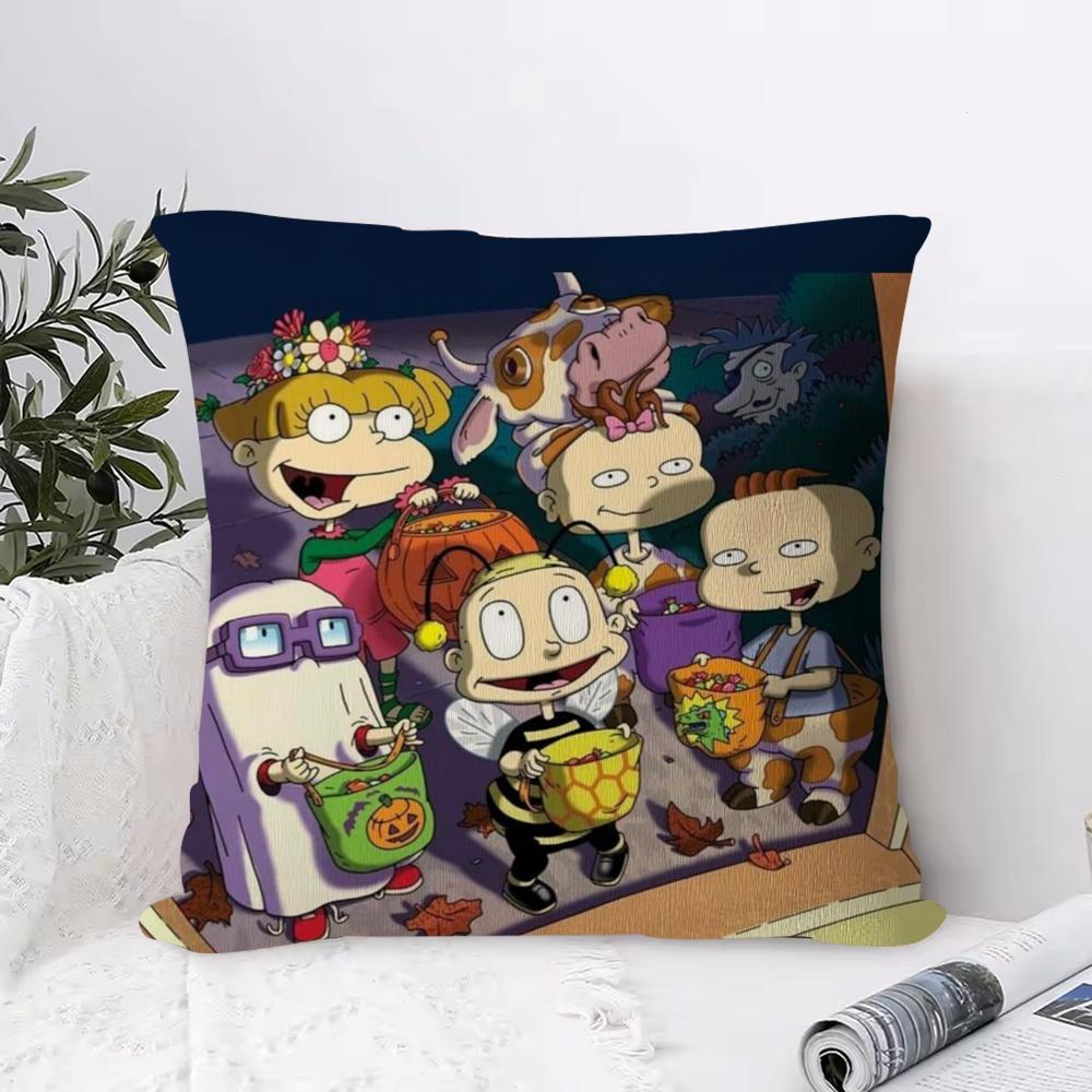 

Мультяшная наволочка R-RugratsS, ультрамягкая, приятная к коже ткань, комфорт как облако и потайная молния 12x12Inch