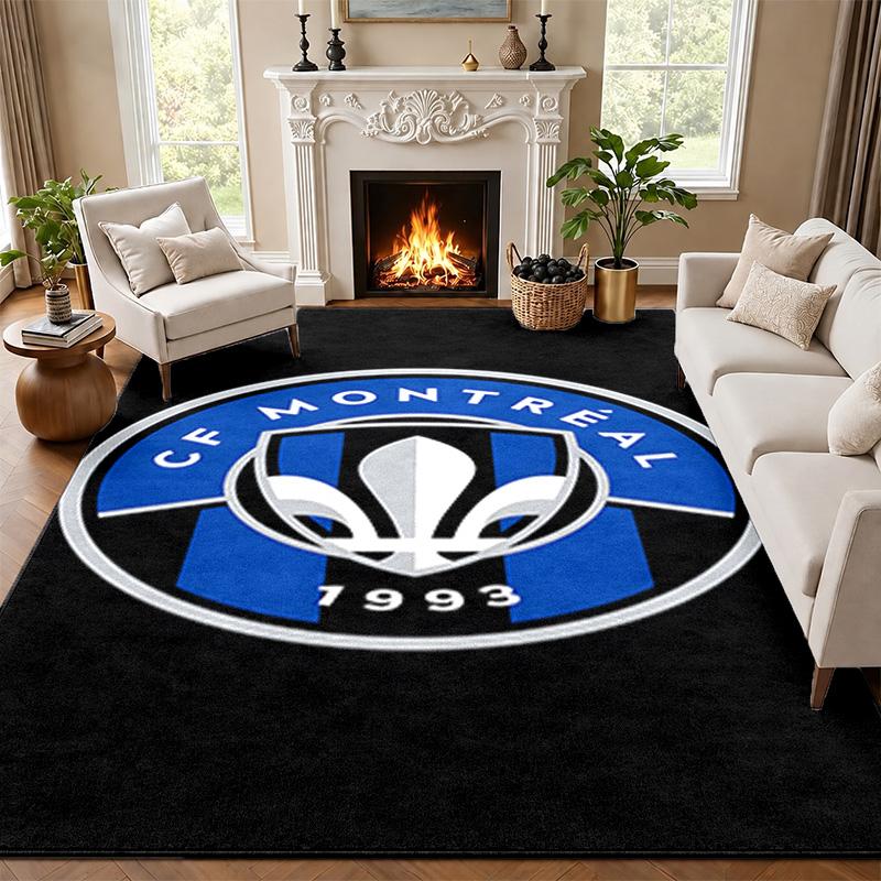 Tapis de porte CF Montreal pour salon ou chambre à coucher Tapis de protection sous chaise Décoration de bureau Cadeau de Noël Cadeau d'anniversaire