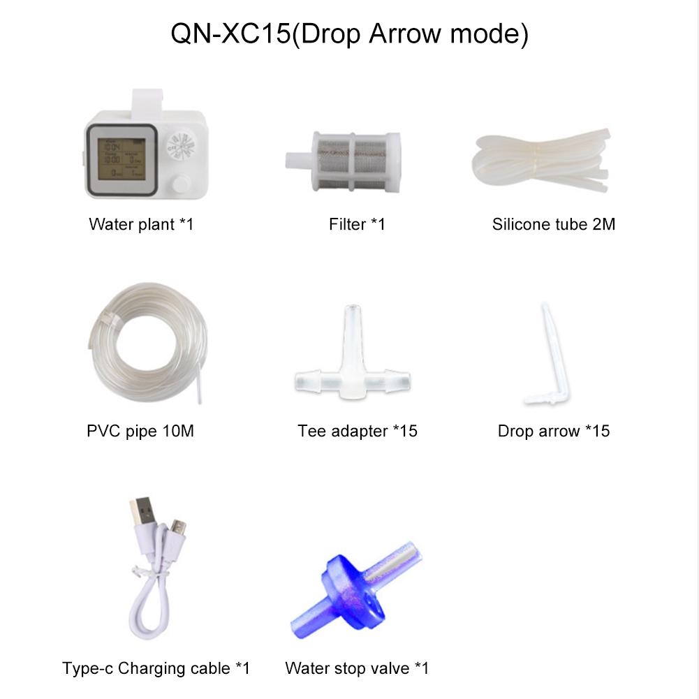 Smart Automatic Watering System LCD Display Potted Plants Self Watering System Garden Drip Irrigation System for Indoor Plants