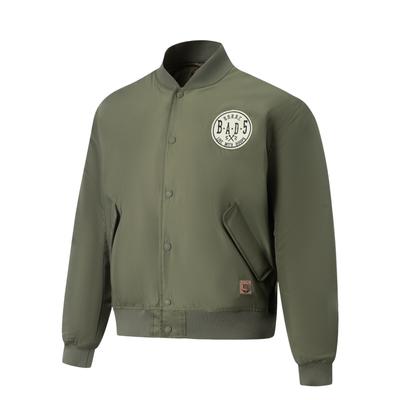 Li Ning Bad5 3D Baseballkragen Logo Bestickte Jacke Herrenjacke AJMW007-4