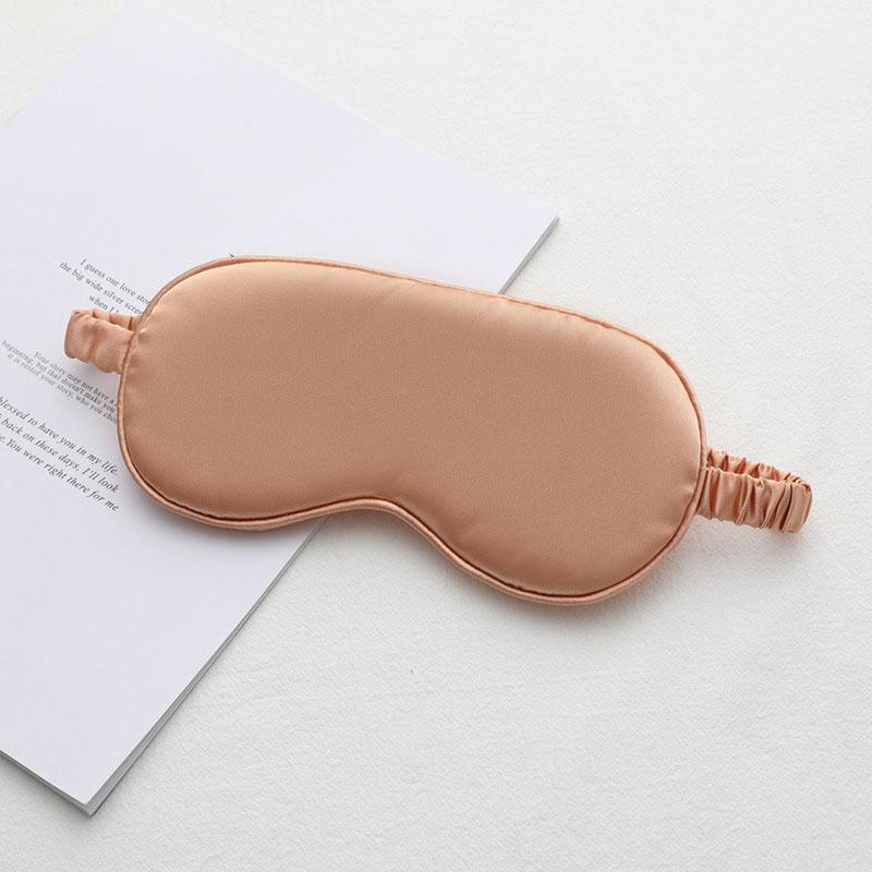 Shield Light Blindfolds Sleeping Eyepatch Double-Side Shading EyeShade Eye Mask Pure Silk