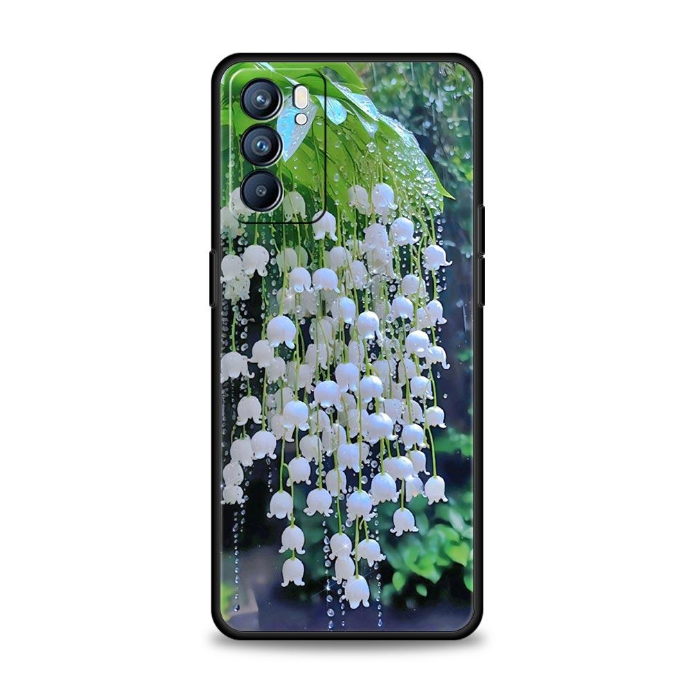 

Lily Of The Valley Clear Floral Phone Case For Oppo Reno 13 12 11 10 7 F Find X5 X6 A98 A80 A79 A78 A57 A54 A31 A17 Pro Soft TPU Oppo A57