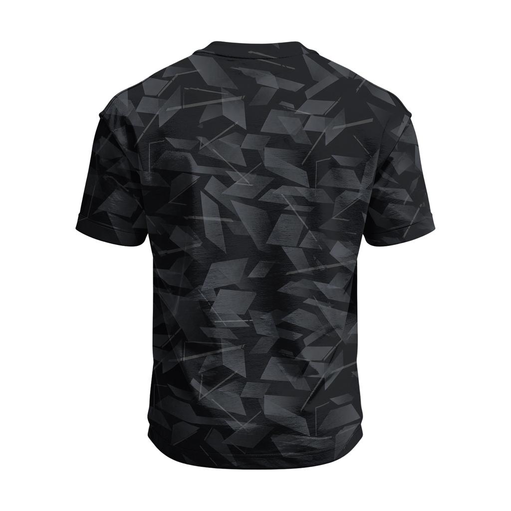 Men's Casual Loose Fit Short Sleeve T-Shirt Gradient Print Crew Neck Lightweight Soft Fabric Summer Wear