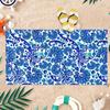 1PC Patterns of Chinese Porcelain Beach Towel Quick-drying Towel Suitable for Seaside Pool Camping Vacation Yoga For Family