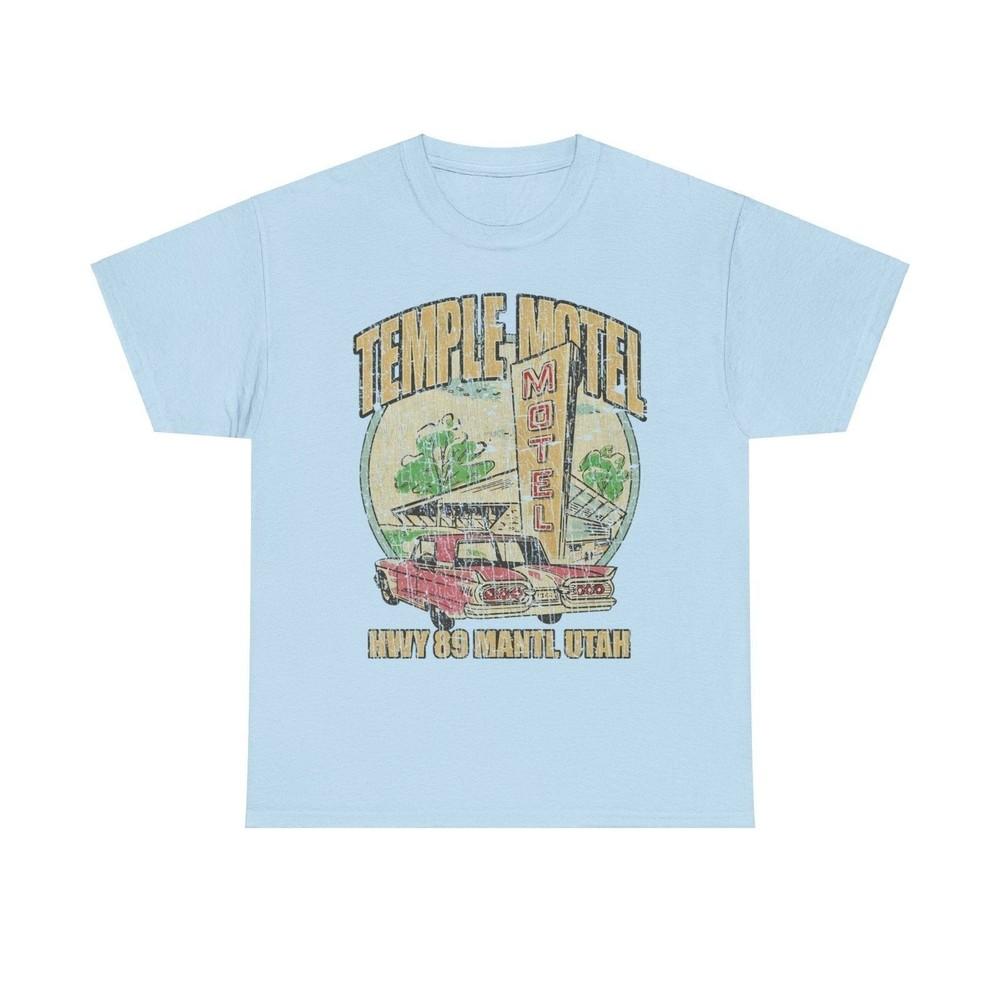 

Temple Motel Manti Utah 1959 Hwy 89 T-shirt 3XL