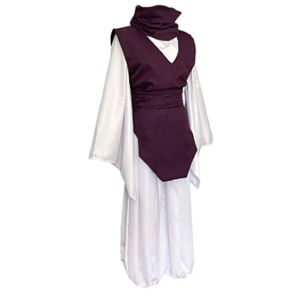 Jujutsu JJK Manga Anime Choso Cosplay Kostuum Paars Vest Nekwarmer Riem Witte Elastische Broek Top Cadeaus