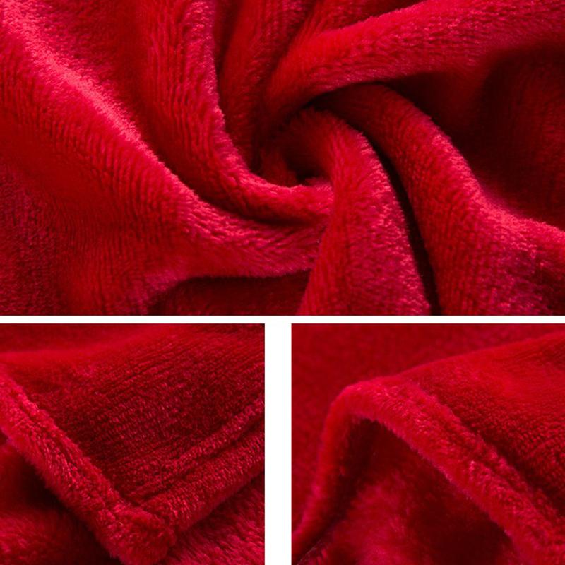 Warm Coral Fleece Flannel Blanket,Perfect for Autumn, Winter, Air Conditioning, Picnics, and Travel