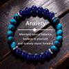 Festive Gifts Teal Stone Purple Glass Beaded Bracelet Modern Fashion Jewelry For Men Daily Wear Gift