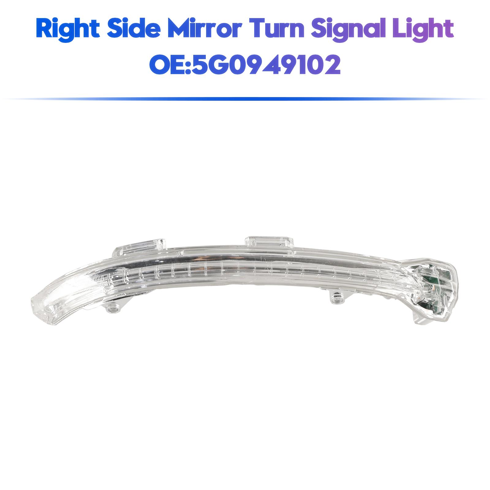 

Указатель поворота в зеркале заднего вида справа для VW Golf 7 VII Touran 5G0949102