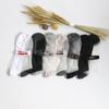 Summer Men Transparent Glass Silk Ultra-Thin Cotton Short Crew Short Socks Invisible Socks
