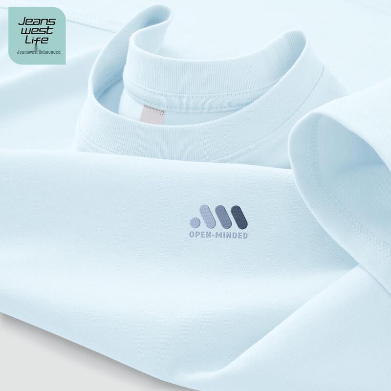 JEANSWEST LIFE Men's Pure Cotton Short Sleeve T-shirt