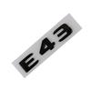 3D Car Body Rear Trunk Black Chrome Emblem Adhesive Stickers For Mercedes AMG E Class W213 W212 E43 E53 E63 Sticker Accessories