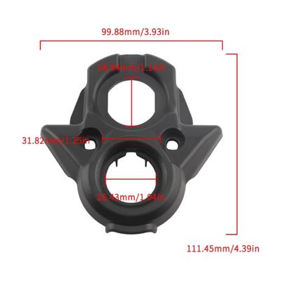 Protetor de Painel de Motocicleta ABS de Alta Resistência Tampa Forte da Consola Central para Bicicleta de Estrada Fácil de Usar para Light X/S