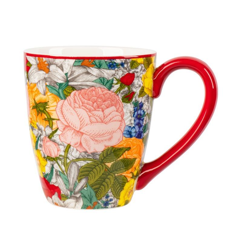 Mug Ceramic Water Cup Household High-value Cup Office Breakfast Cup Retro Coffee Cup Couple Cup