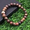8mm Natural Picasso Jasper Gemstone Beads Partywear Bracelet 7.5" Handmade Jewelry For Birthday Gift RBB-59