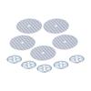 10Pcs/5Sets Silver ulation Panel Repair Kit 6715468 N90335004 ulation Panel Gasket Attachment Repair Kit Car Accessories