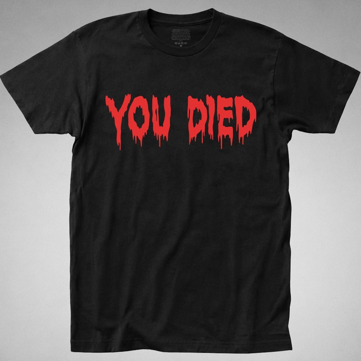 You Died Resident Evil 2 T-Shirt sony playstation ps1 survival horror 90s zombie XS