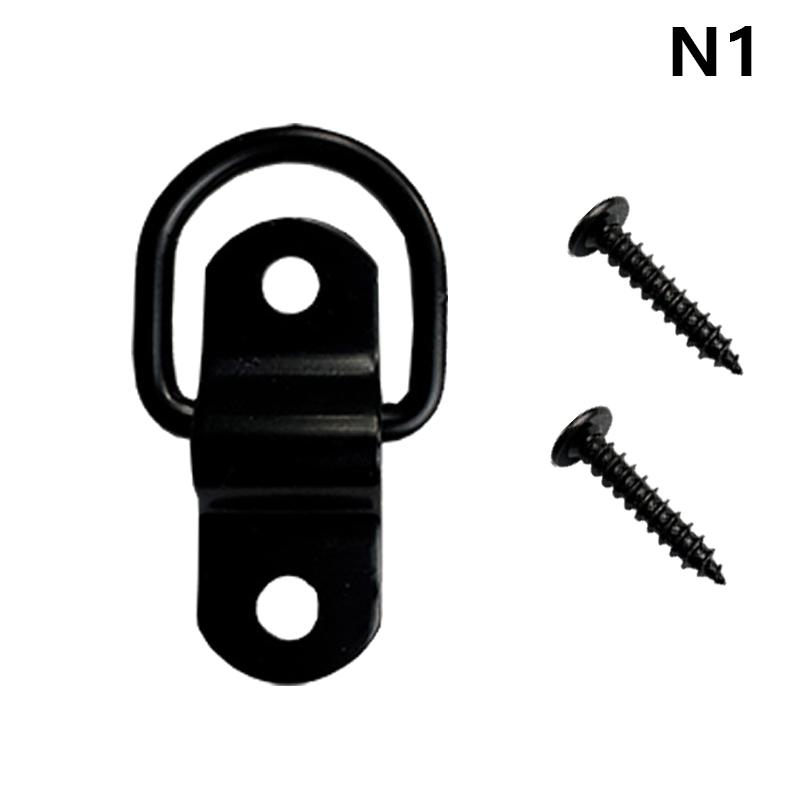 

1 Set 3/8 Heavy Duty D Rings Tie Down Anchors Ring Lashing Hooks Trailer Truck ATV Boat Kayak Wall Surface Mount Bracket
